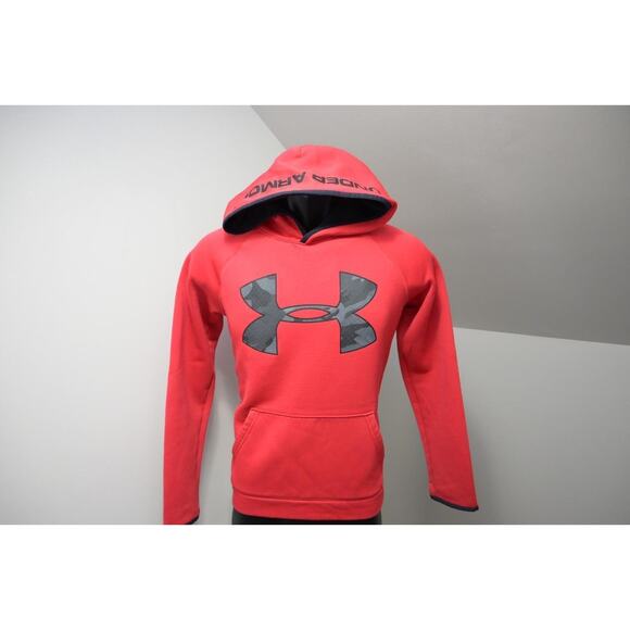 Under Armour Hoodie Sweatshirt Performance Loose Pullover Athletic Boys Sz Large - Picture 1 of 9